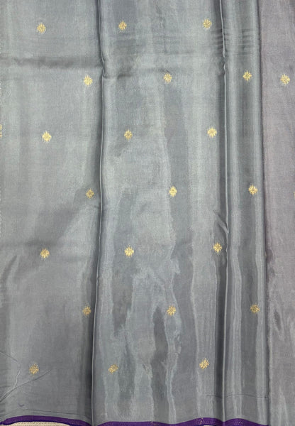 Art Mysore Silk Saree-Chilli Red with Rajagopuram zari border