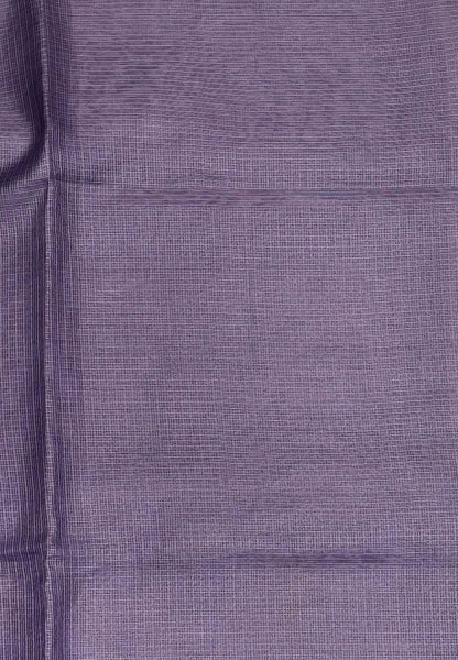 Kota Saree-Lavender In Floral Jaali Lace Border