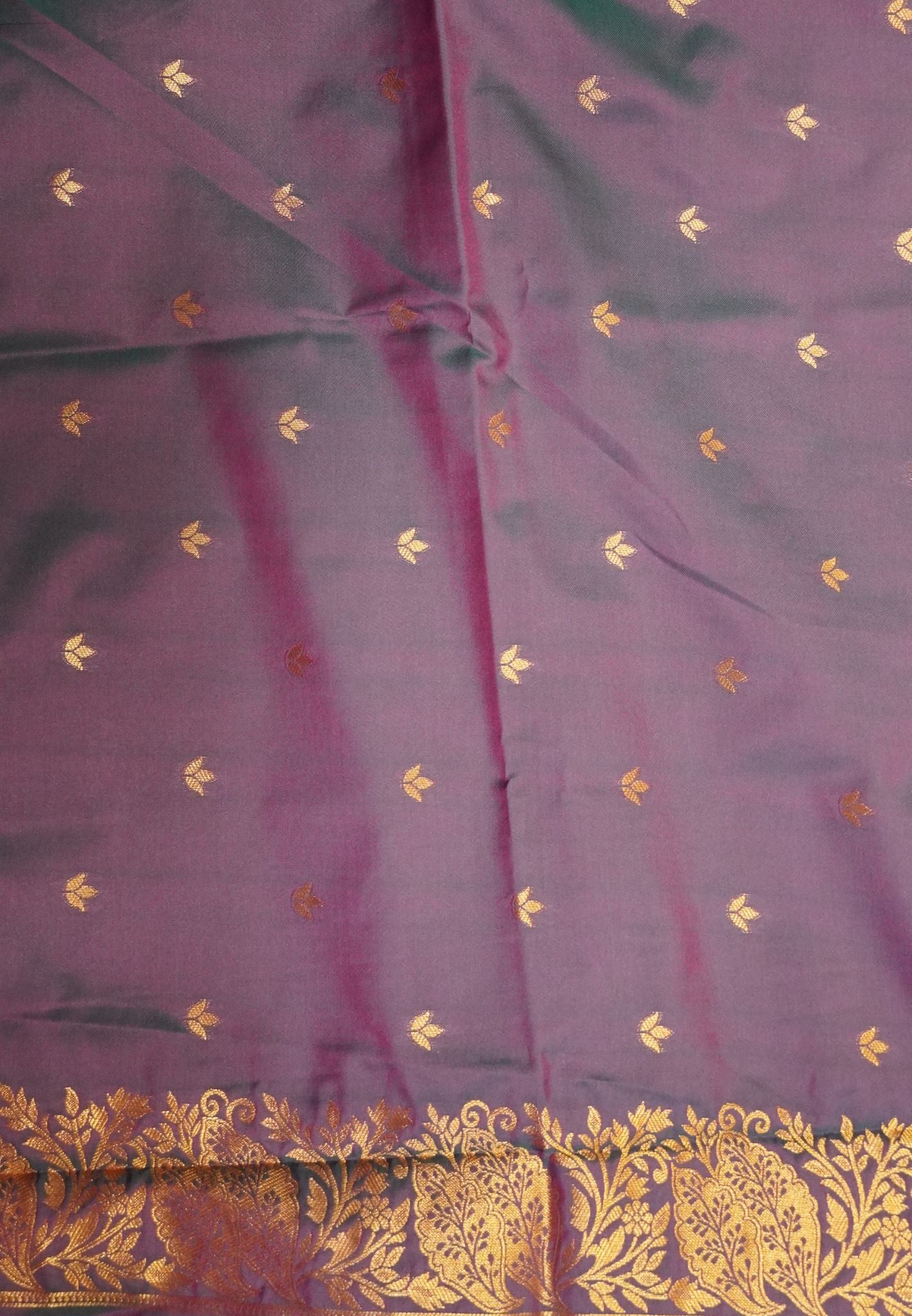 Semi Silk Saree-Rani Pink