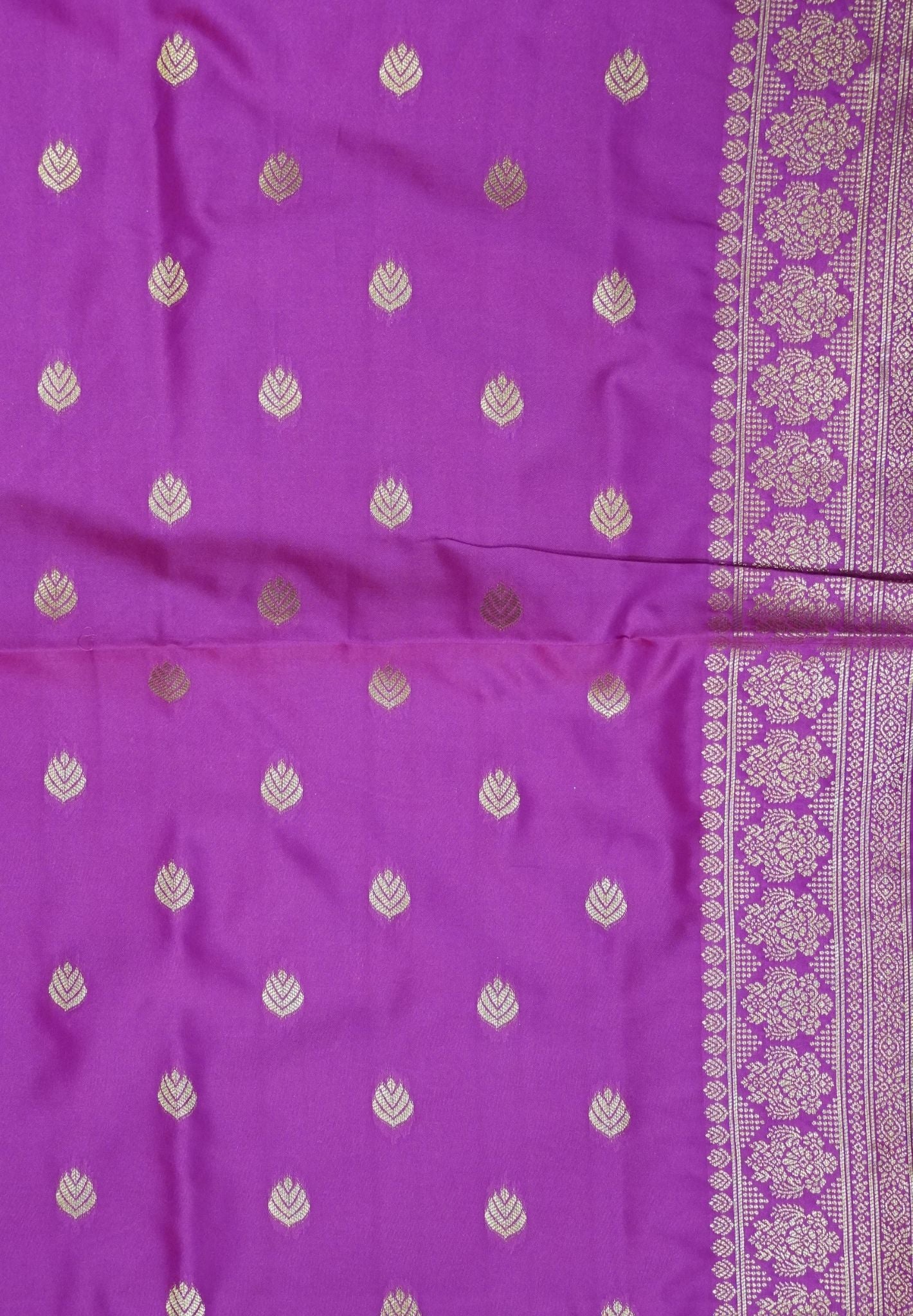 Semi Silk Saree-Purple
