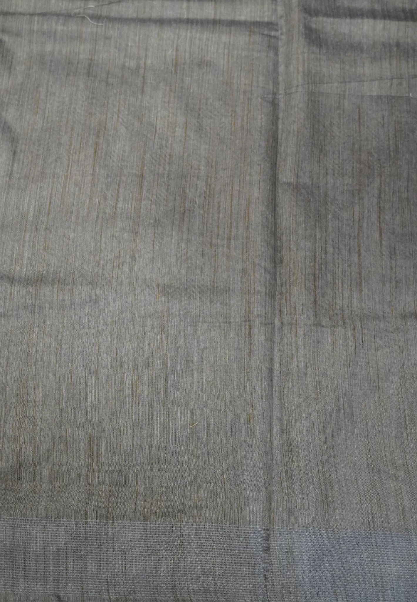 Kota Tussar Saree-Grey Embroidery