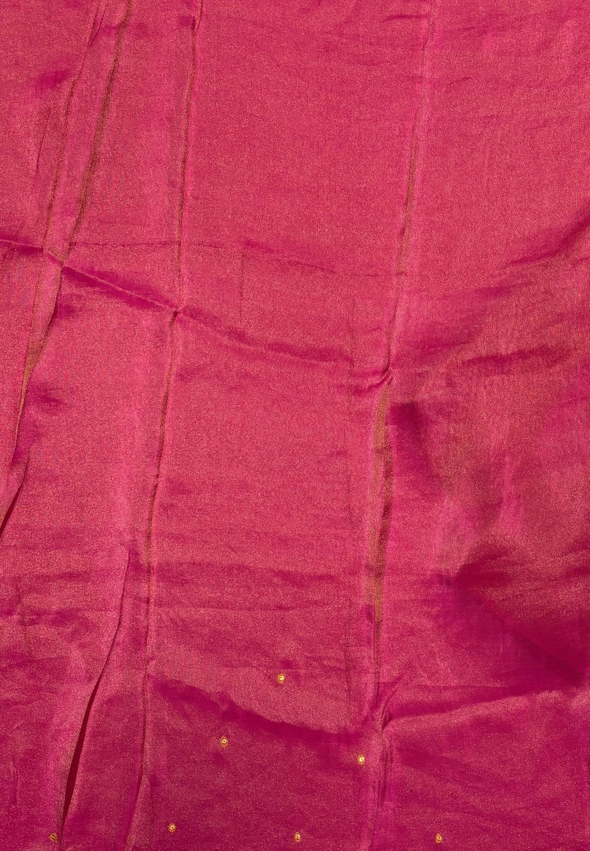 Viscose Saree-Rani Pink In Fine Stripe Zari Border