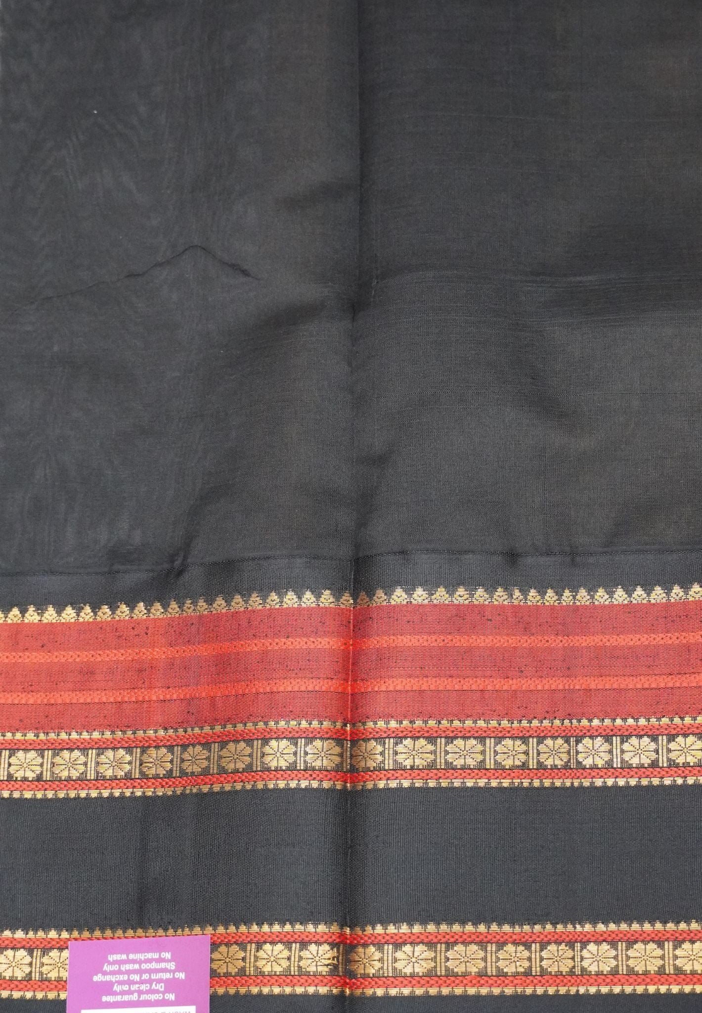 Pure Silk Cotton Saree –Yellow With Vintage Layered Zari Border