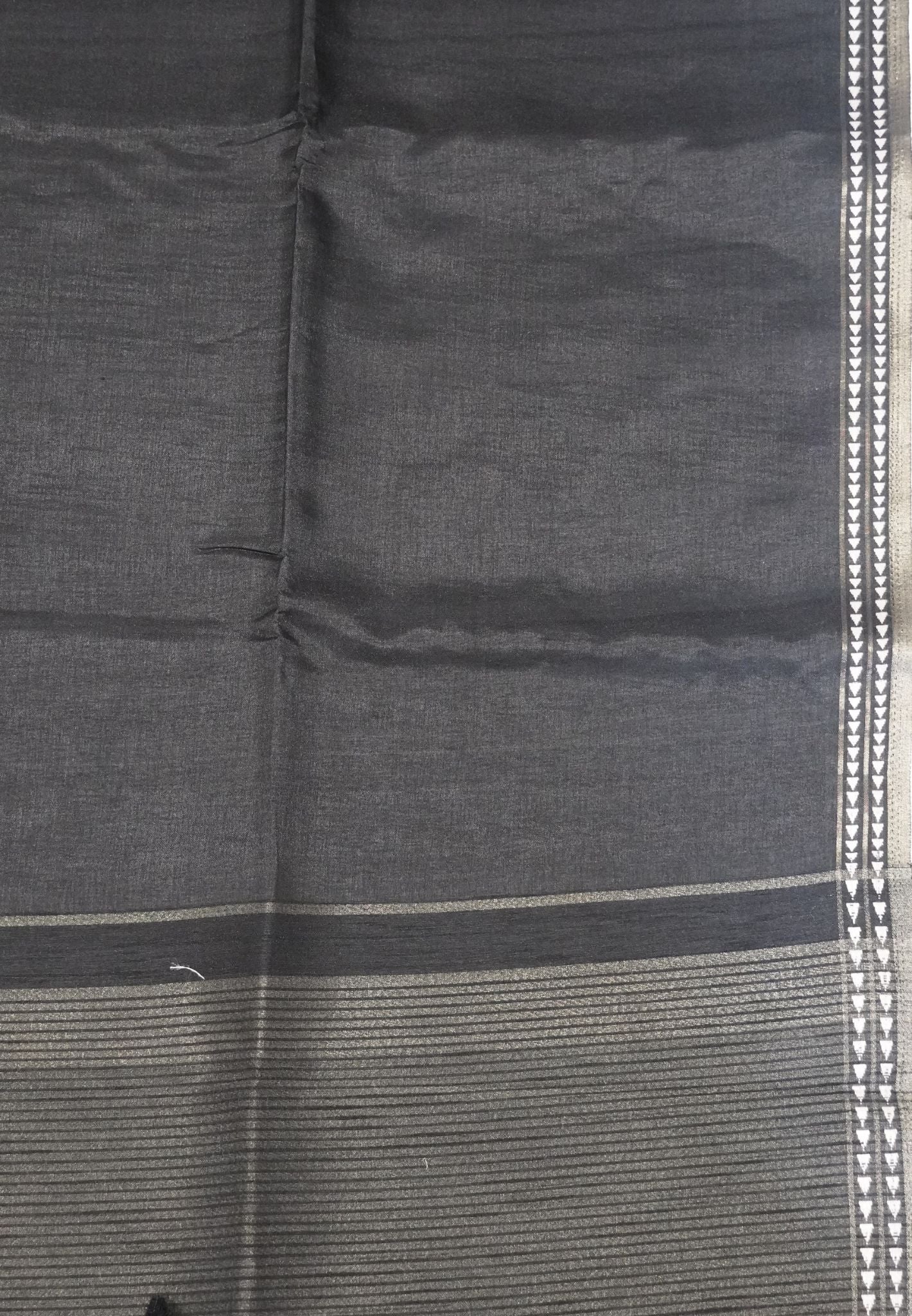 Mulberry Silk Saree- Mini Tower Border Black
