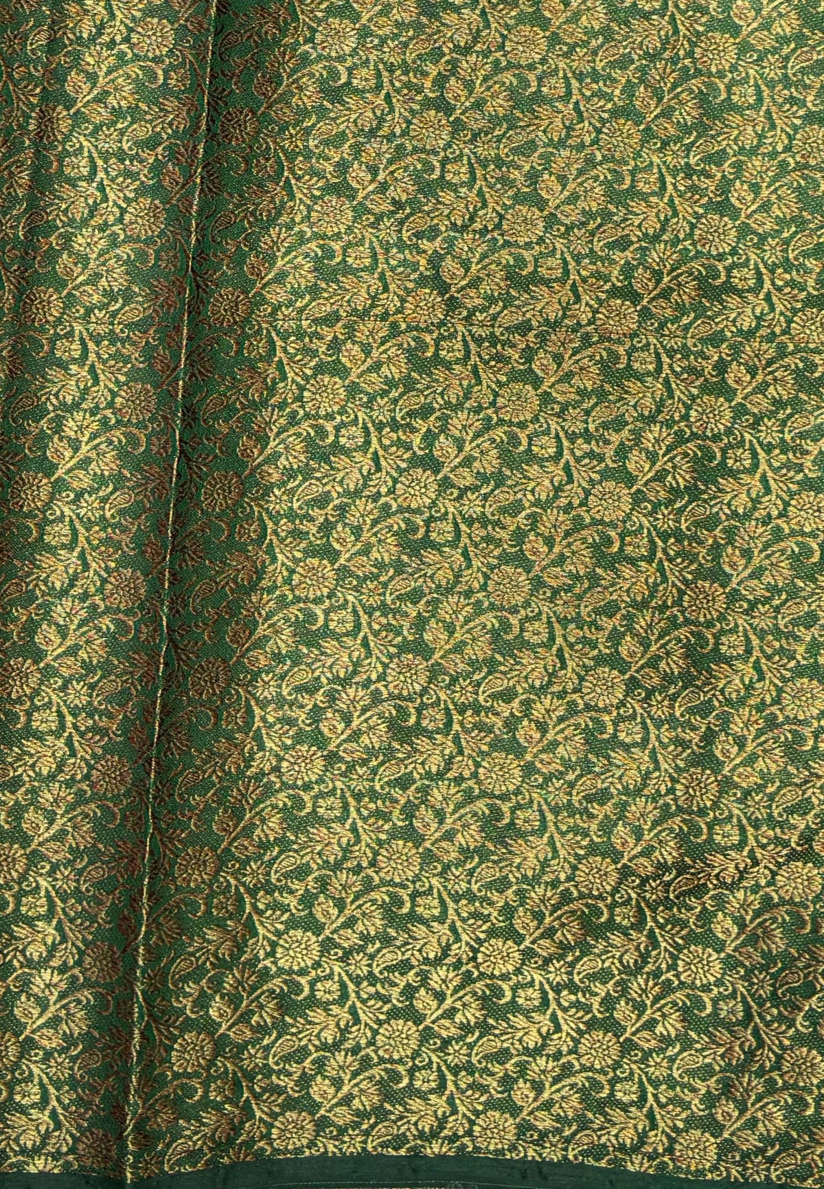Bamboo Tussar Saree-Grass Green In Palum Pazhamum Border