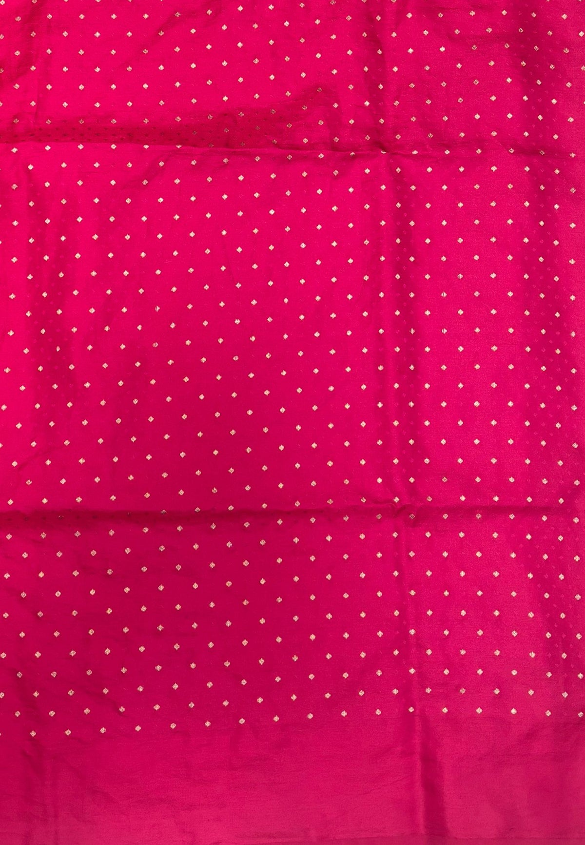 Gaji Silk Saree-Rani Pink with Jumka Zari Butta