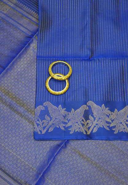Pure Soft Silk Saree - Royal Blue