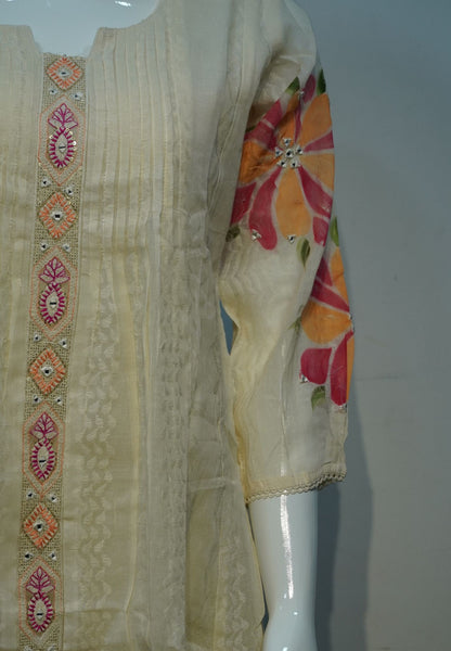 3 Pcs Floral Kurti Set