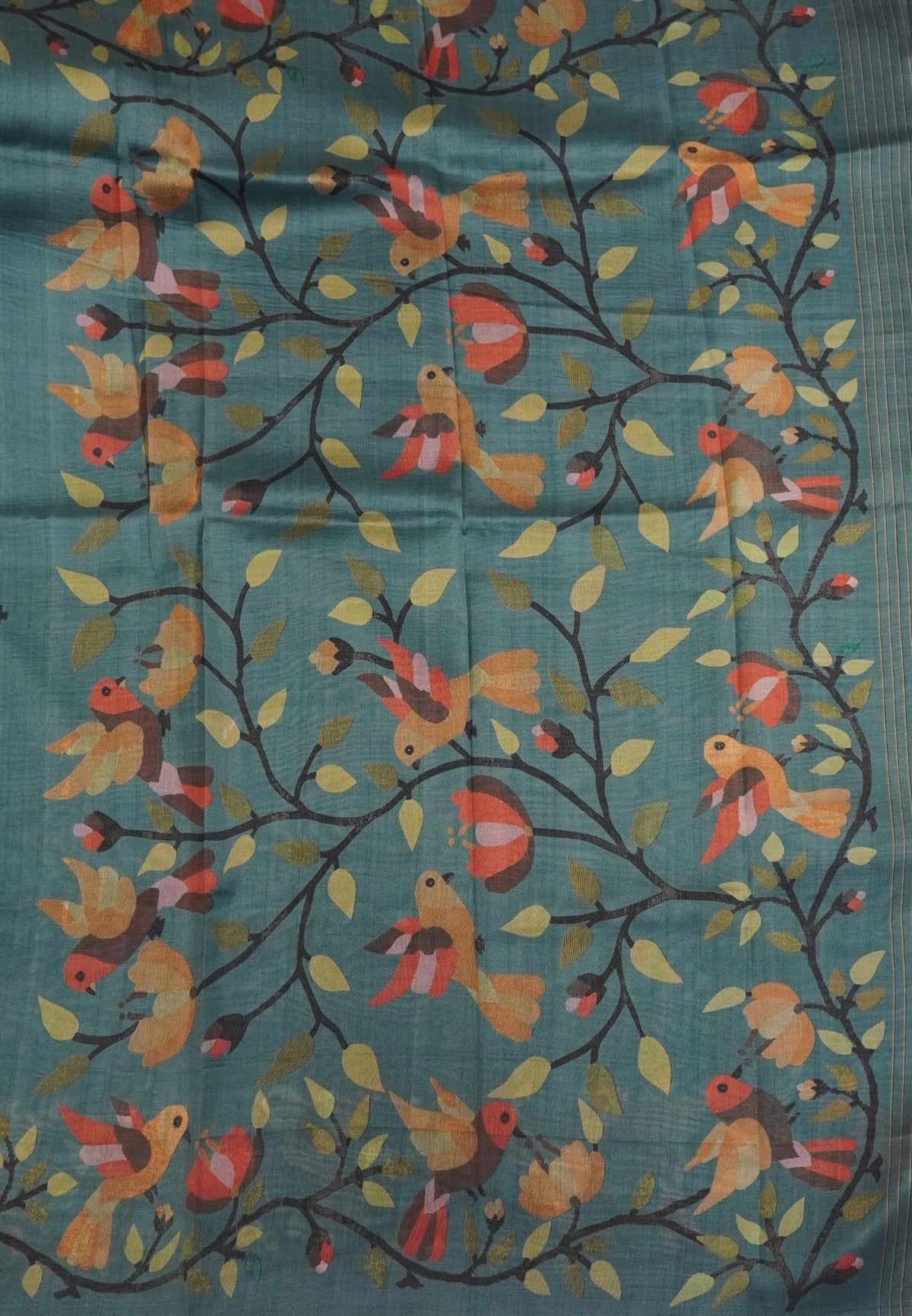Premium Silk Saree-Blue