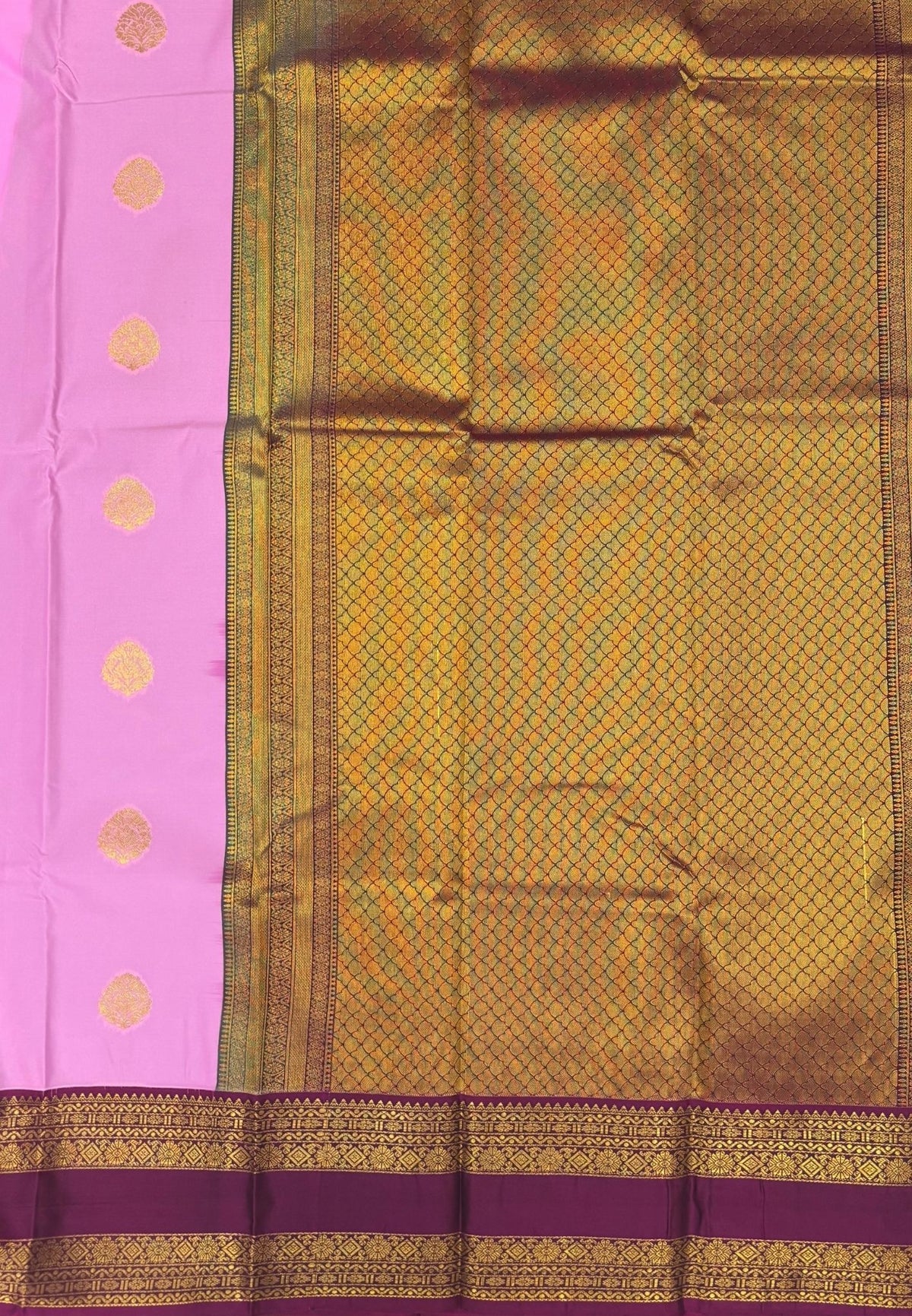 Budget Kanchipuram Saree-Baby purple