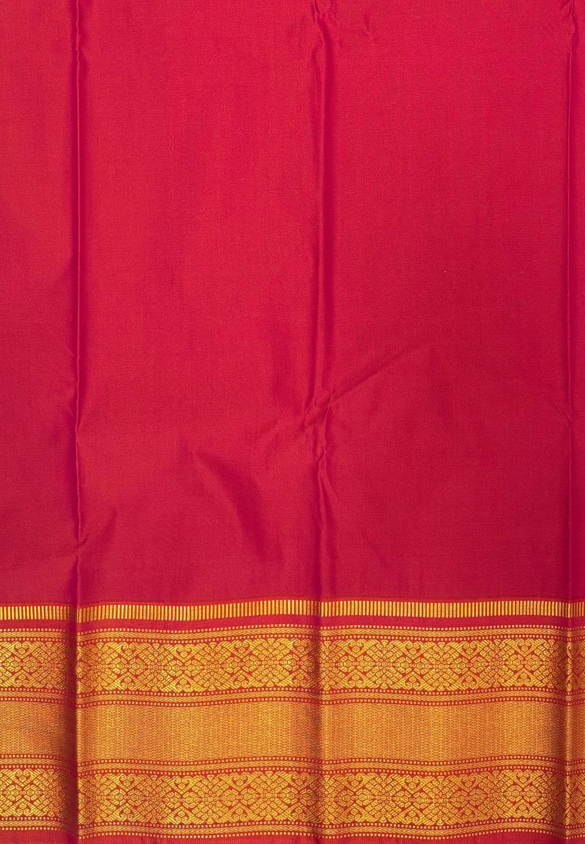 Budget Kanchipuram Saree-Metalic Green