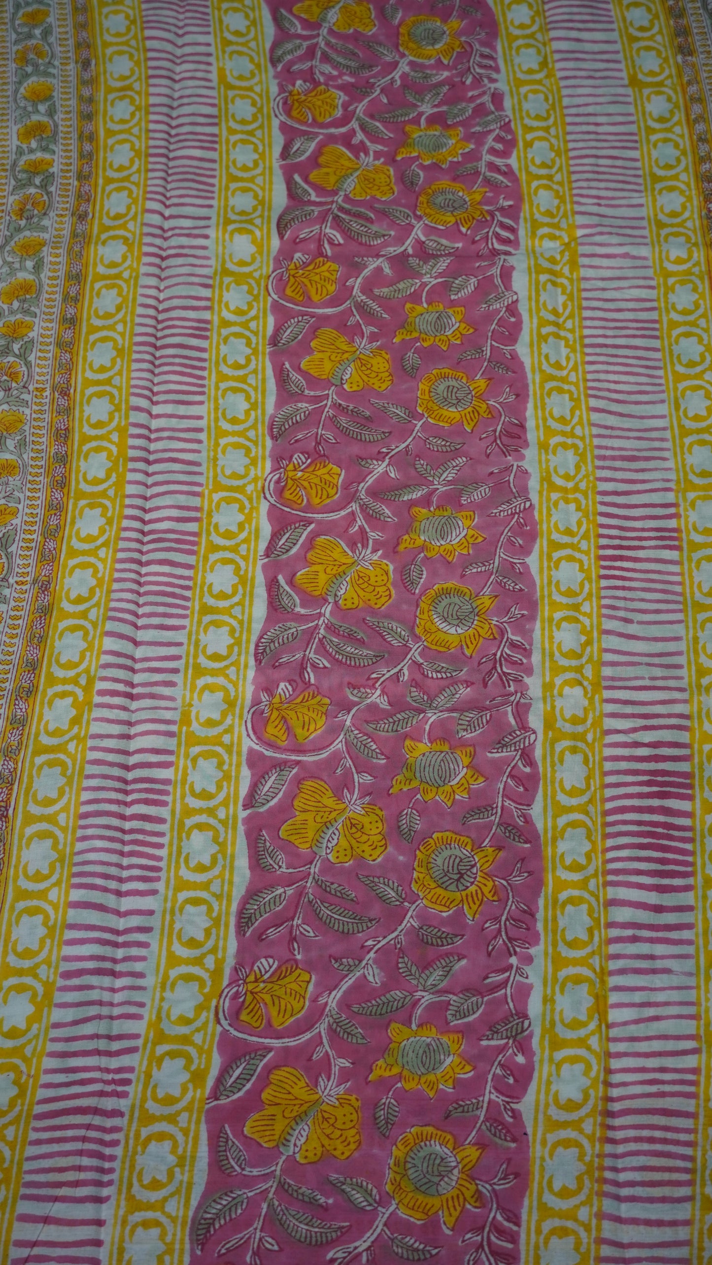 Mul Mul Cotton Saree Floral