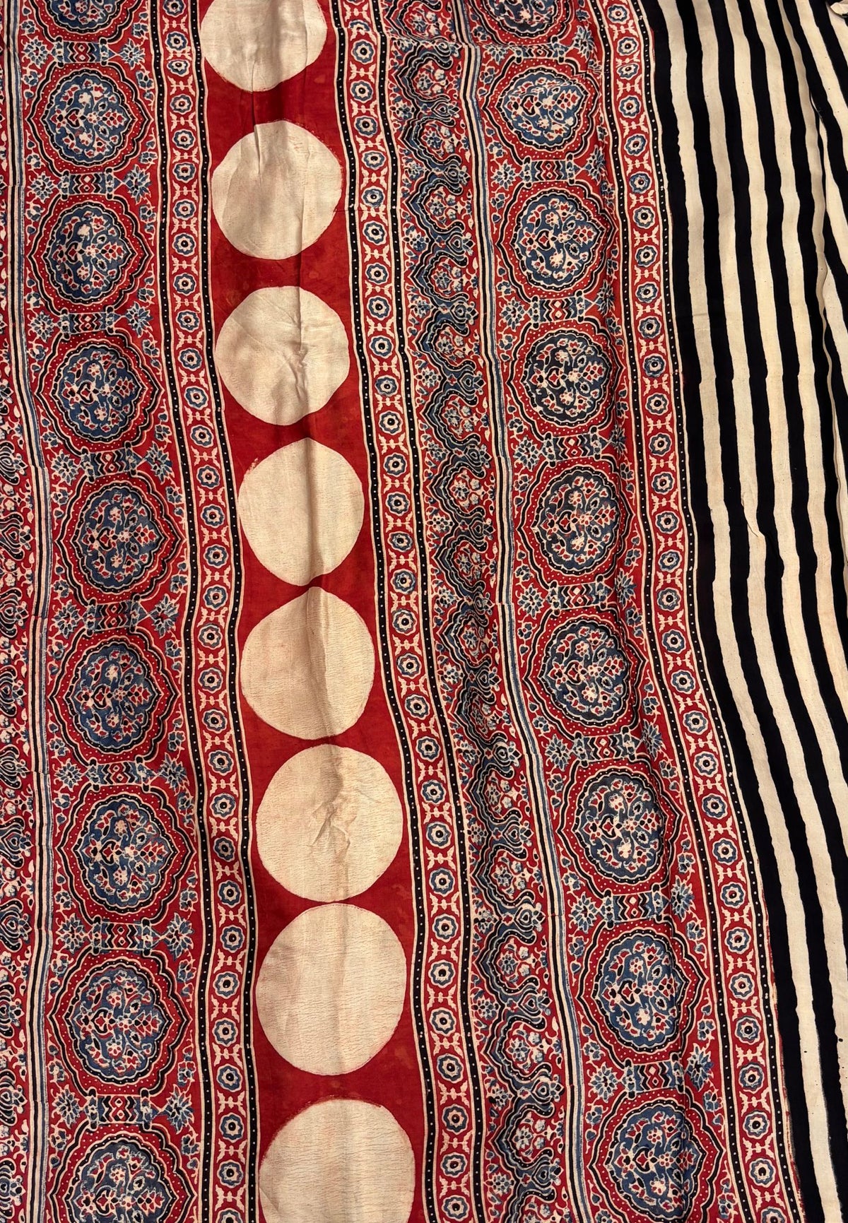 Pure Modal Silk Saree-Off White in Stripes