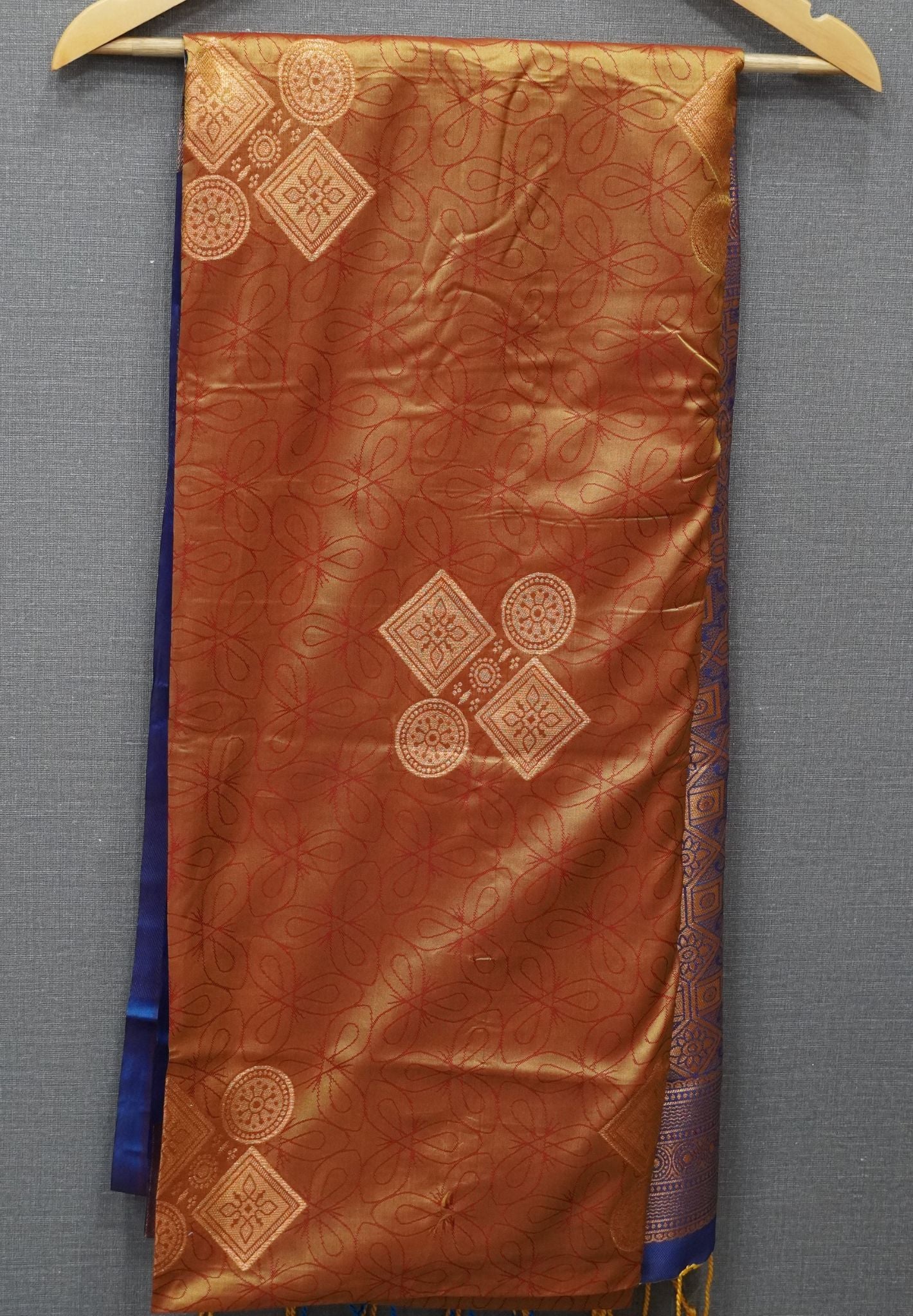Semi Silk Saree-Golden Honey