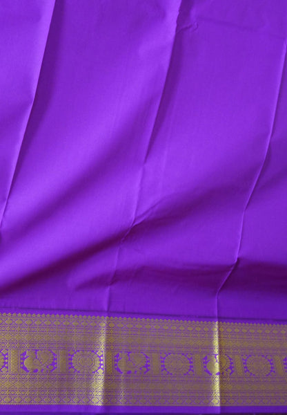 Semi Silk Saree-Off White with Contrast Zari Border