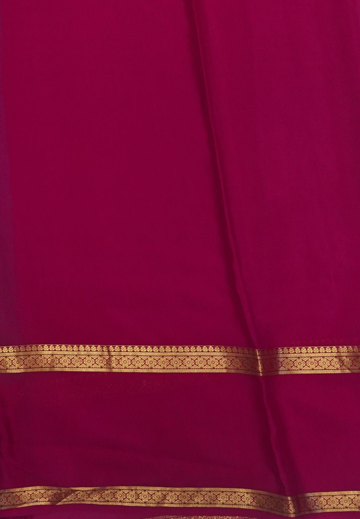 Pure Mysore Silk Saree-Seafoam Green In Pichwai Embroidery With Contrast Border