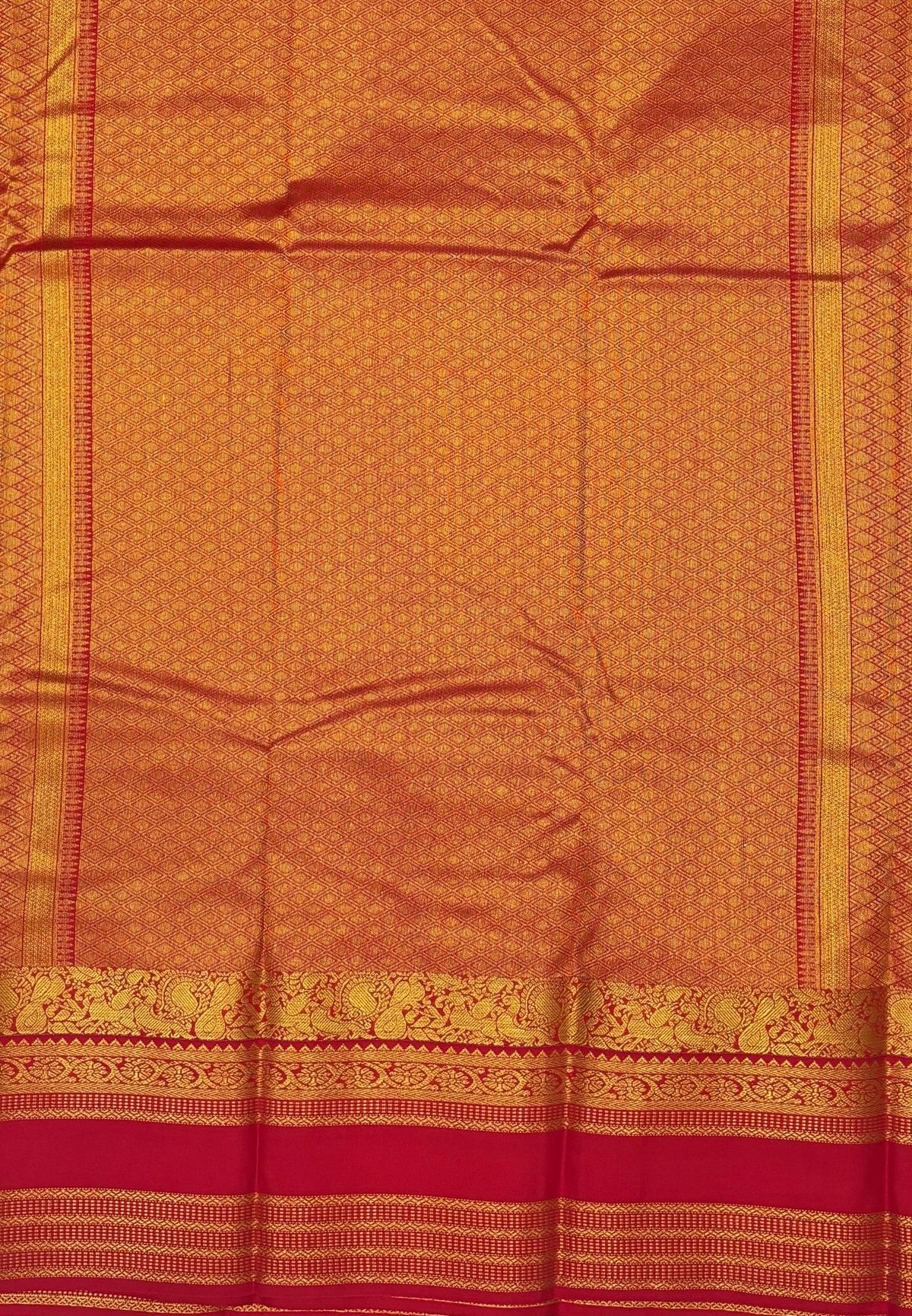 Budget Kanchipuram Saree-Violet-Red
