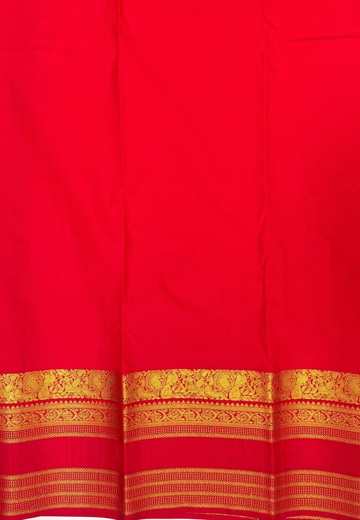 Budget Kanchipuram Saree-Violet-Red