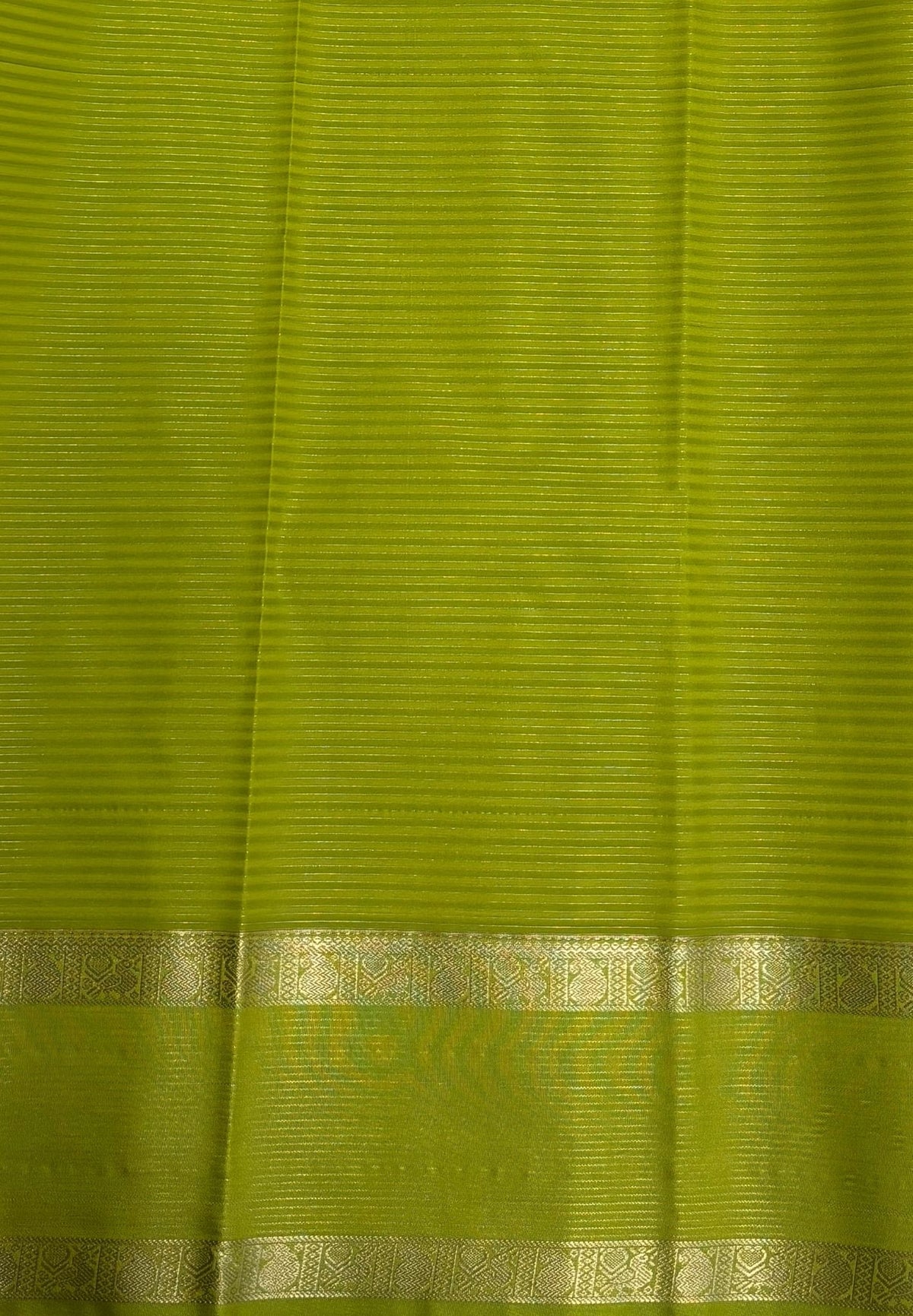 Budget Kanchipuram Saree-OffWhite with Contrast Border