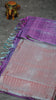 Vazhai Naaru Pattu Saree Vairaoosi Light Peach to Dual Lavender thumbnail