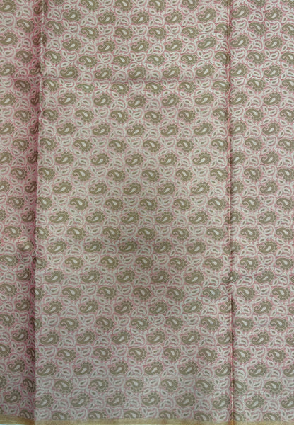 Kota Saree-Light Pink In Manga Paisley Border