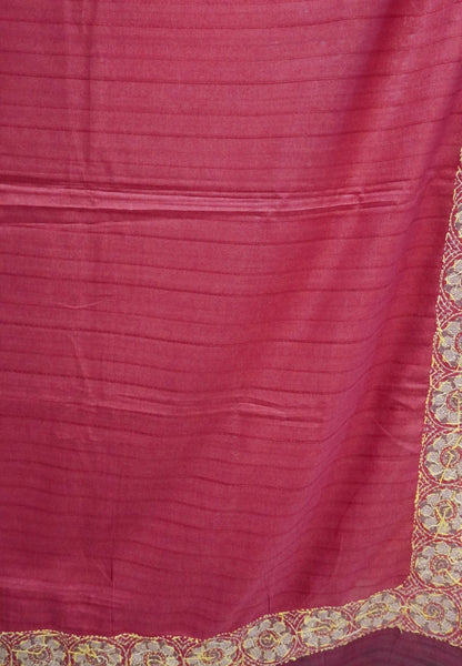 Pure Tussar Saree- Red