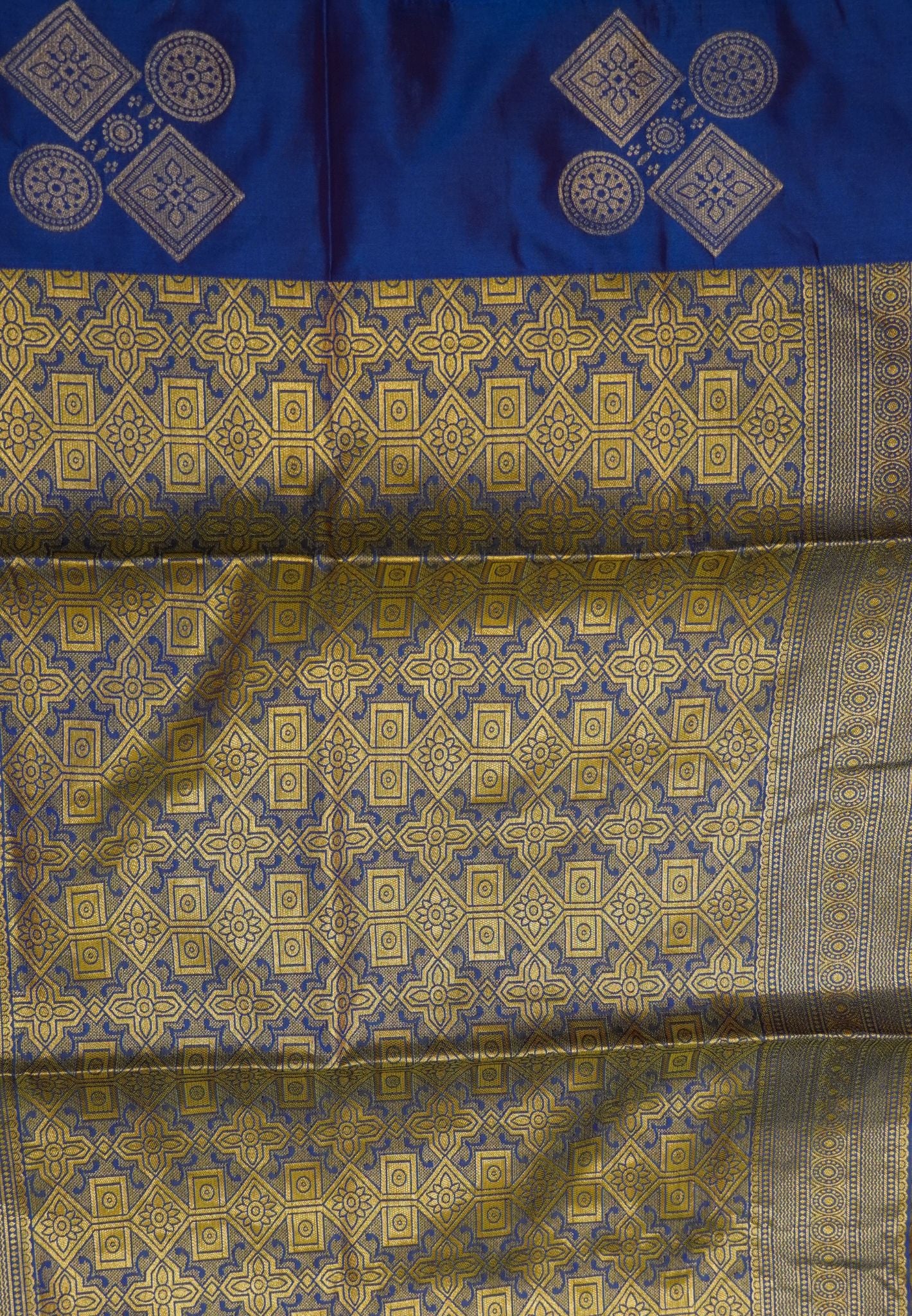 Semi Silk Saree-Golden Honey