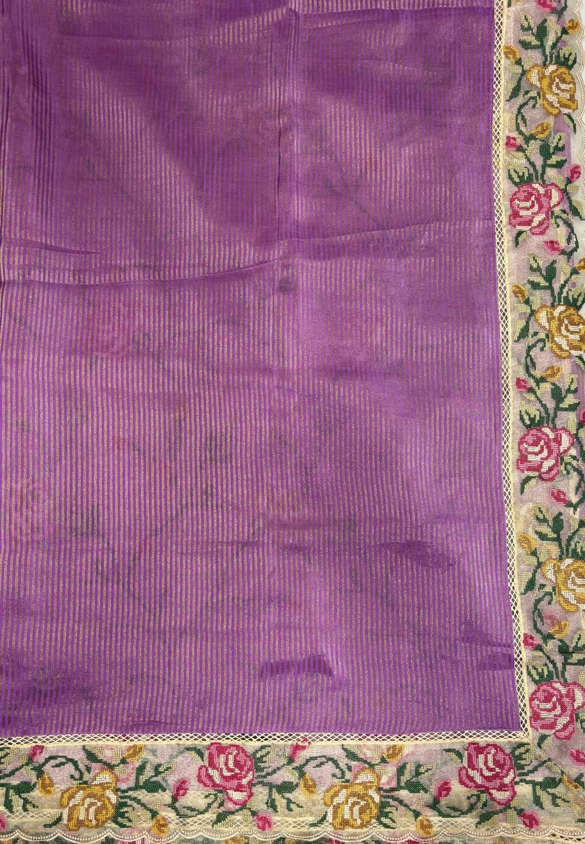 Designer Saree-Purple