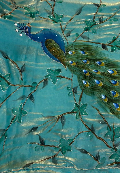 Designer Saree-Sky Blue