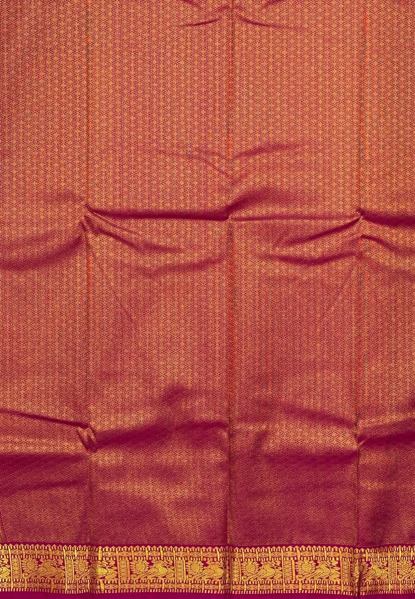 Budget Kanchipuram Saree-Sage Green