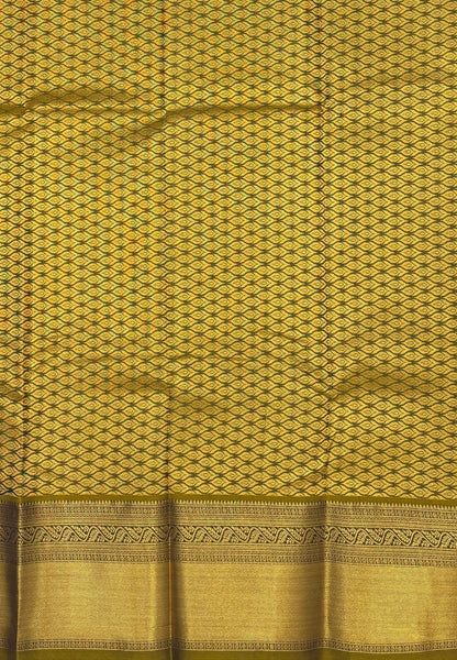 Budget Kanchipuram Saree-Navy Blue
