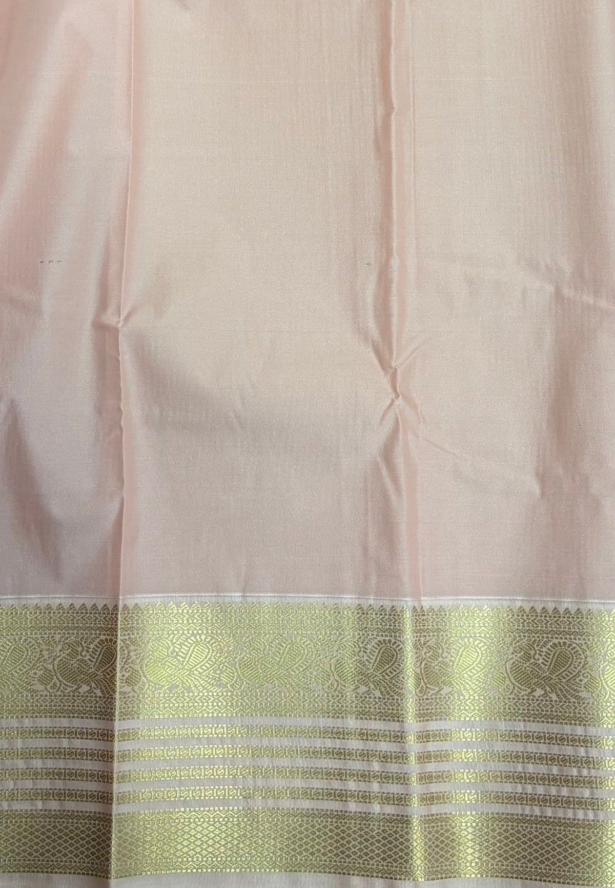 Budget Kanchipuram Saree-Red with Contrast Border