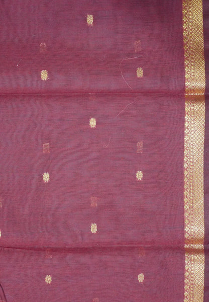 Maheswari Saree - Elephant Grey