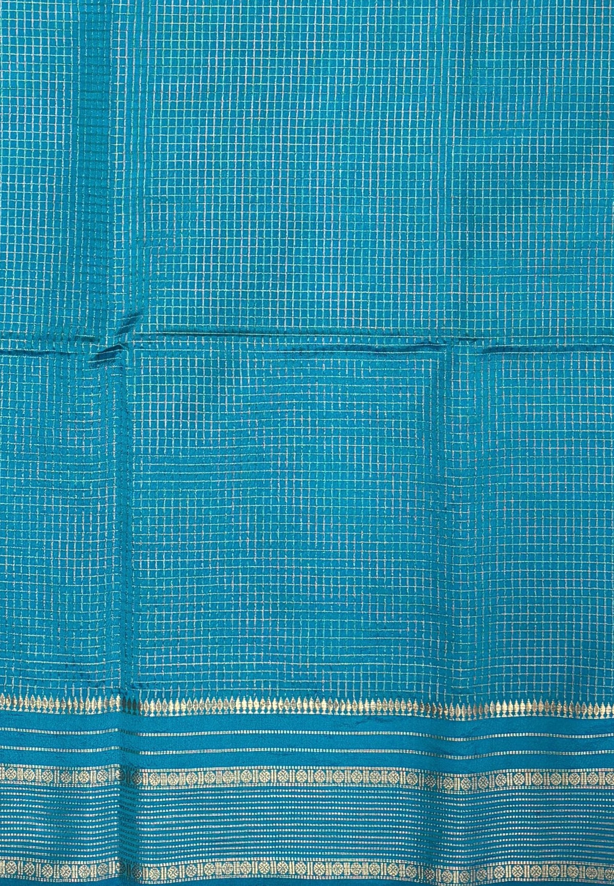 Mulberry Silk Saree-Maroon In Striped Zari With Contrast Border