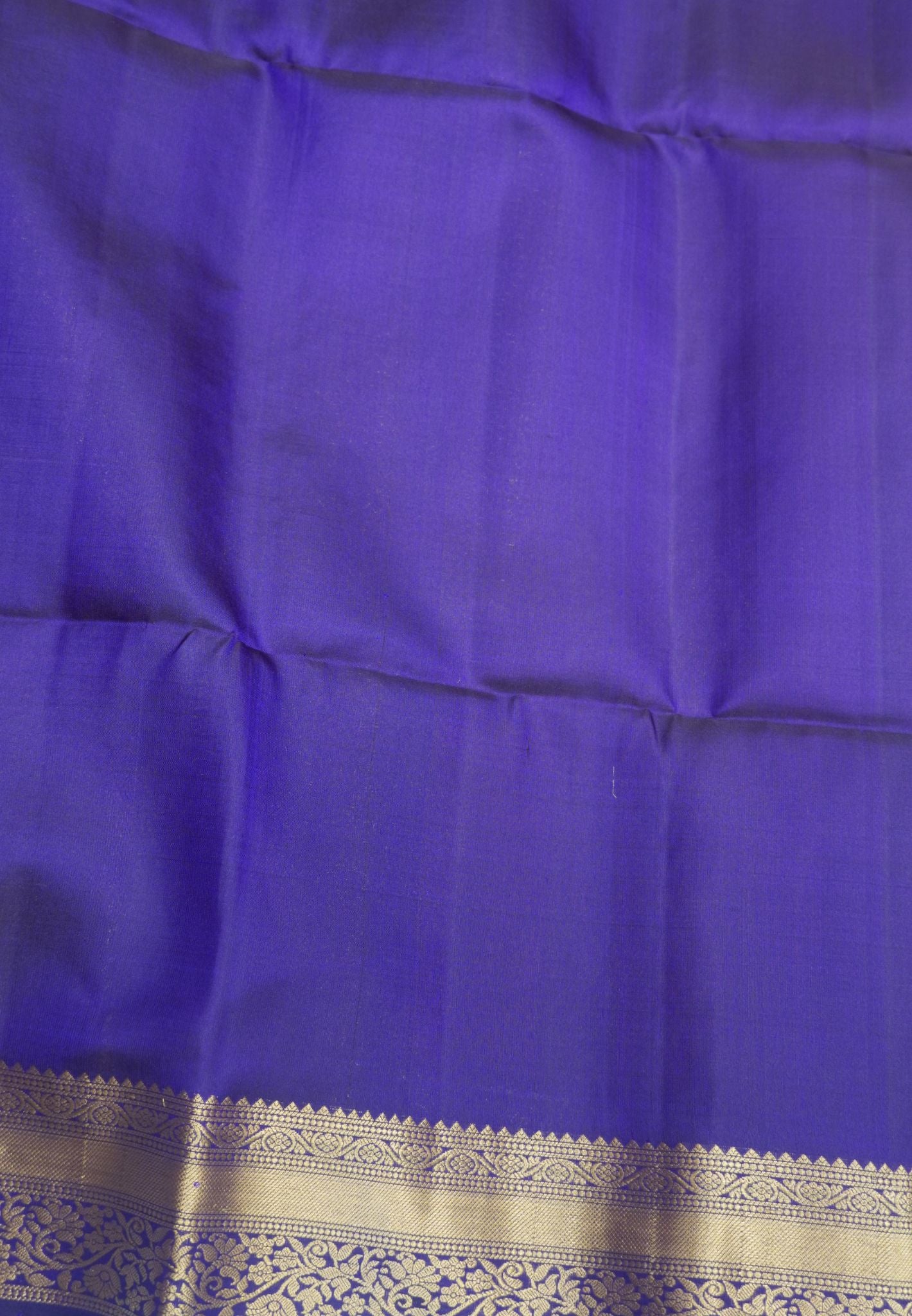 Pure Soft Silk Saree – Brown-Wine with Brocade Border