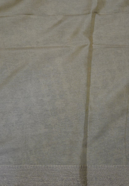 Soft Tussar Saree - Baby Green Tring