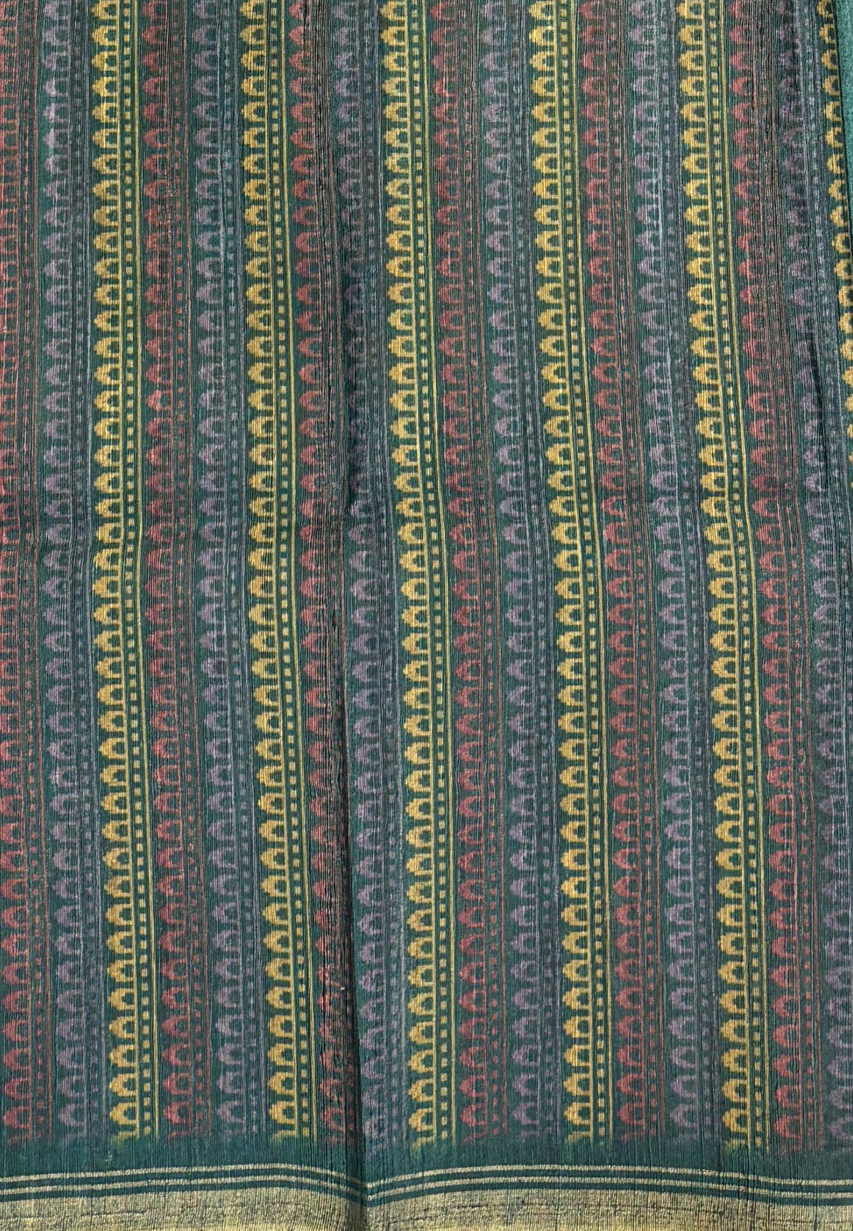 Matka Tussar saree -Green
