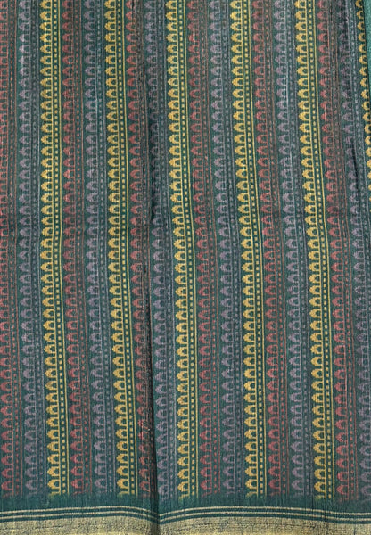Matka Tussar saree -Green