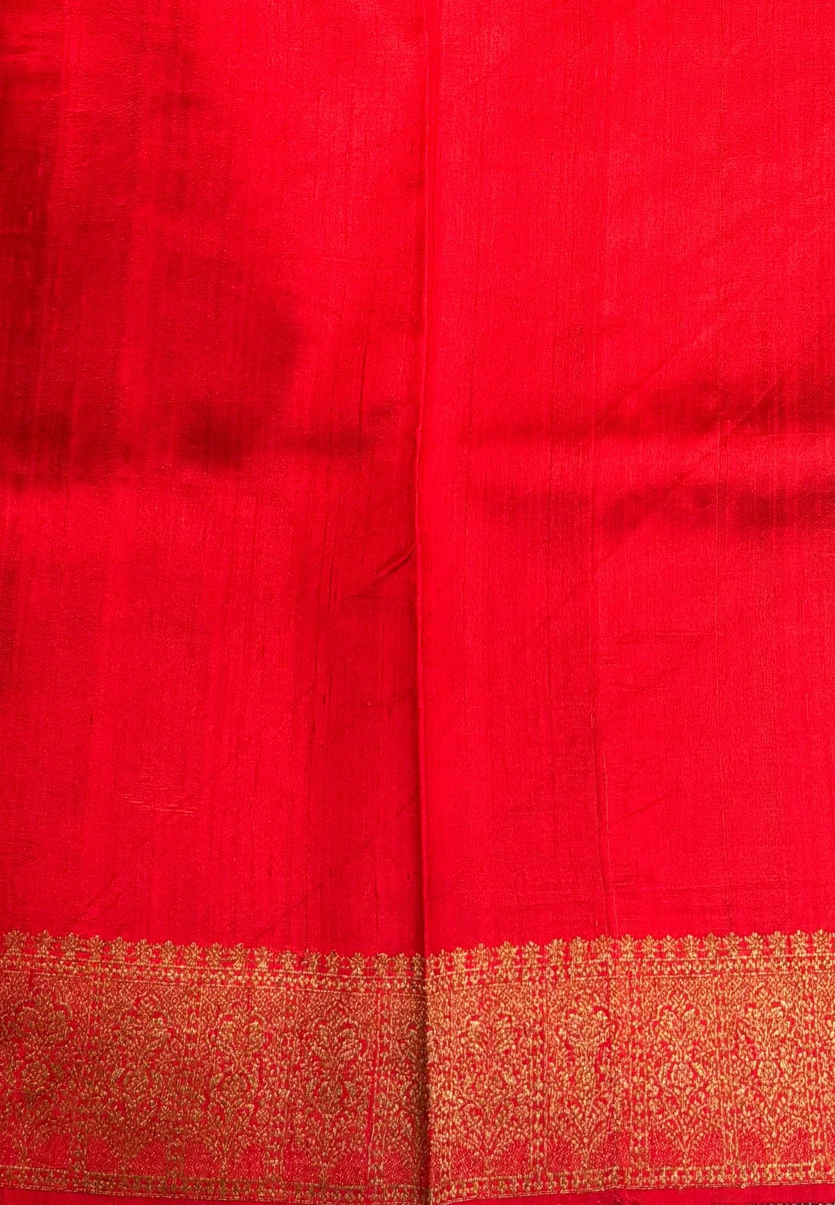 Pure Handloom Tussar Saree-Peacock Blue in Intricate Floral Zari Border