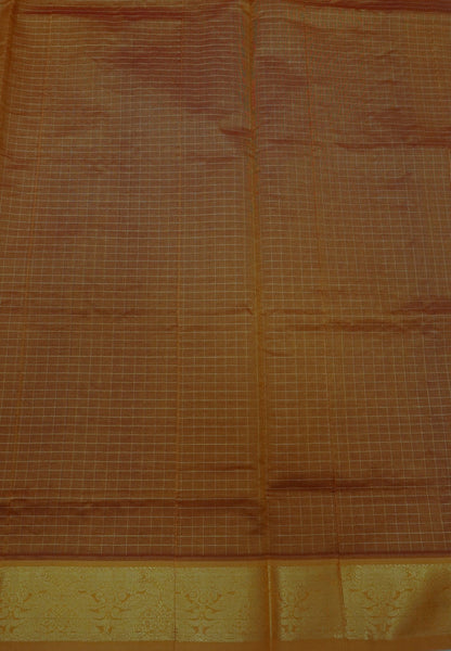 Pure Silk Cotton Saree-Manthulir Green-Turmeric Yellow Zari Emboss With Contrast Border