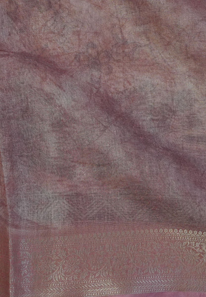 Tissue Kota Saree-Pink