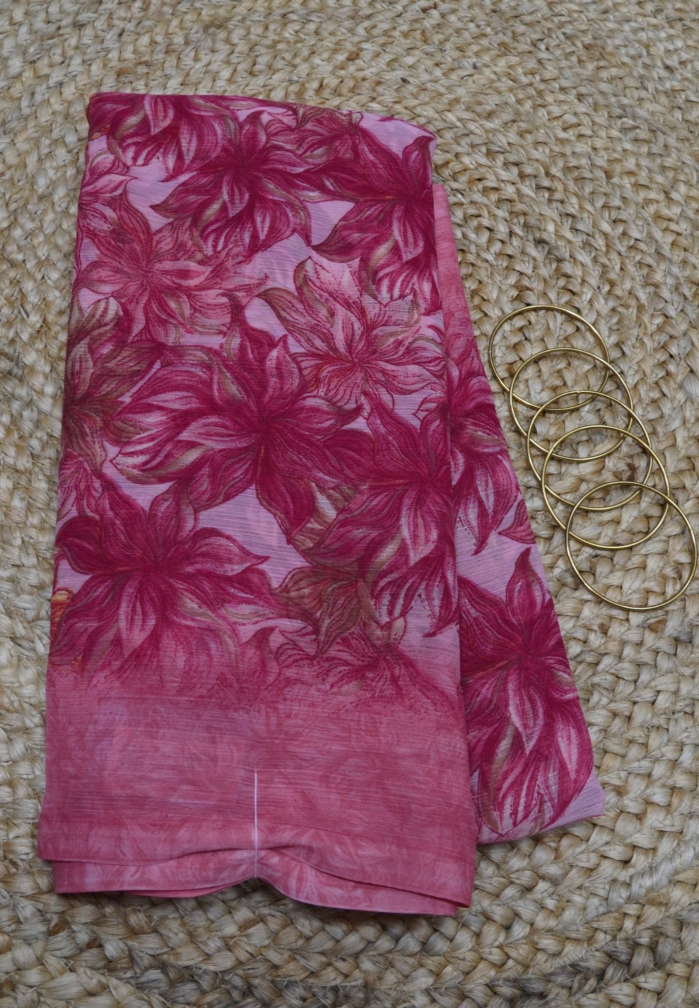 Chiffon Saree -Muted Maroon