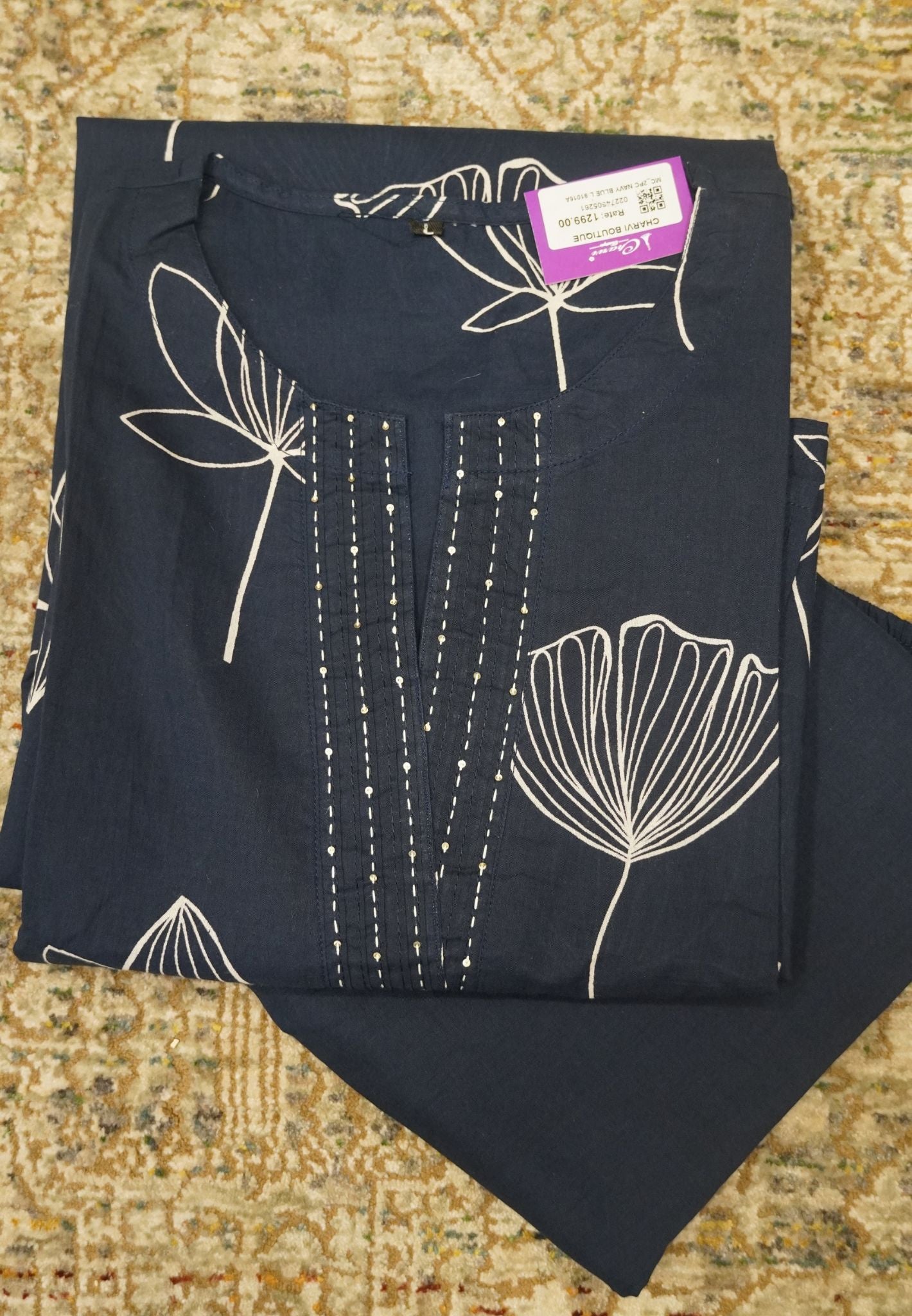Coord Set-Block Print