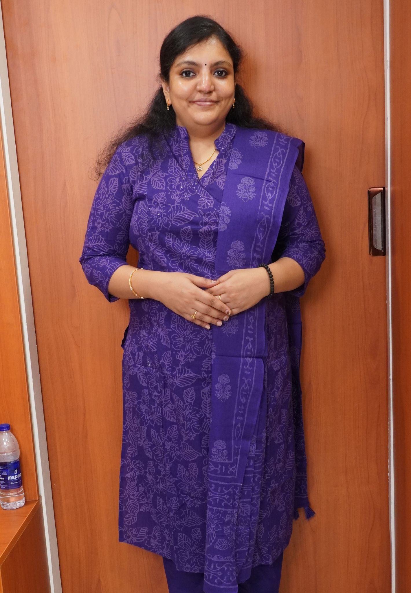 3pcs Kurti Set - Purple