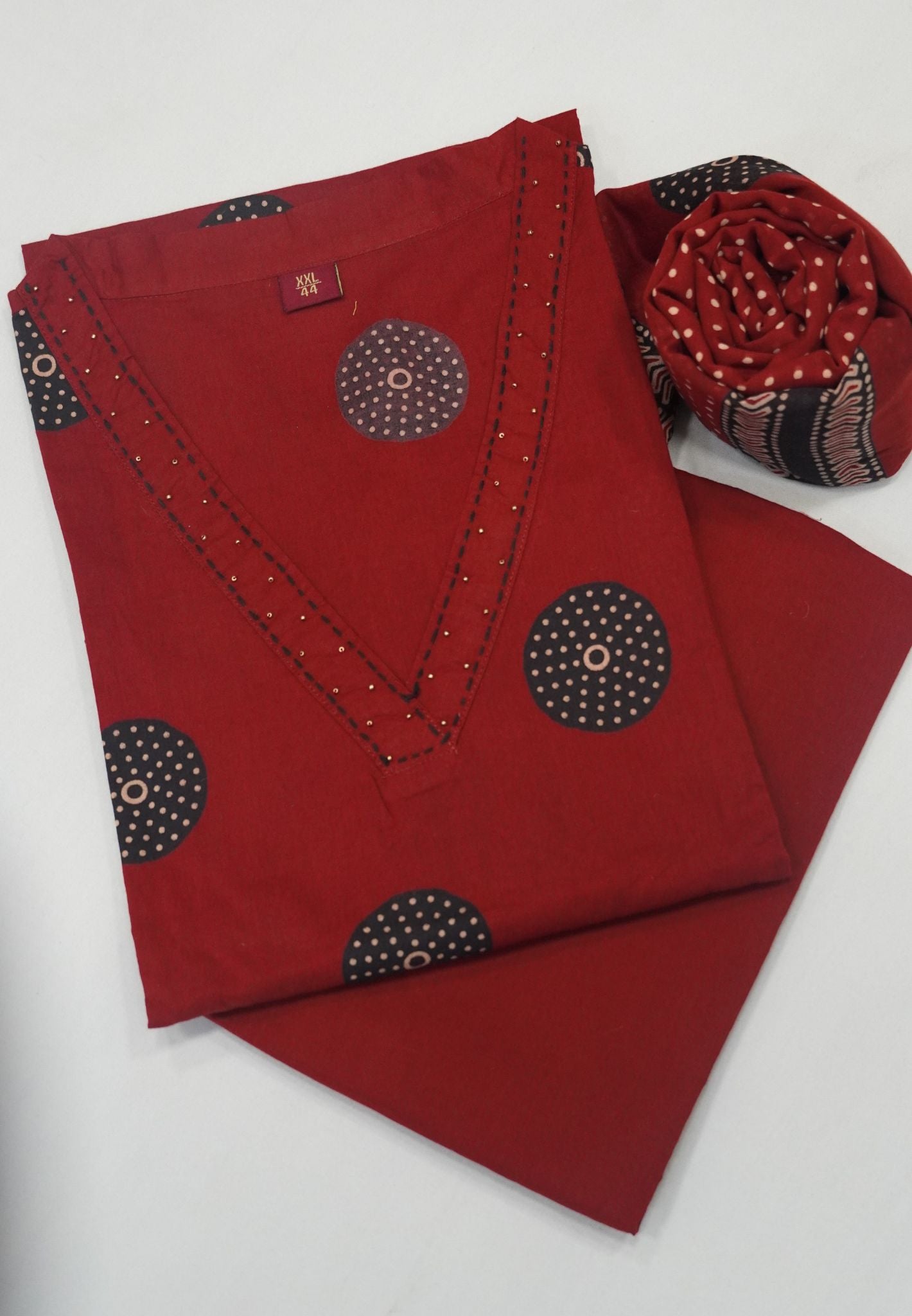 3pcs Salwar Suit -Y Neck