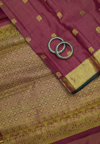 Pure Silk Saree - Vairaoosi Red