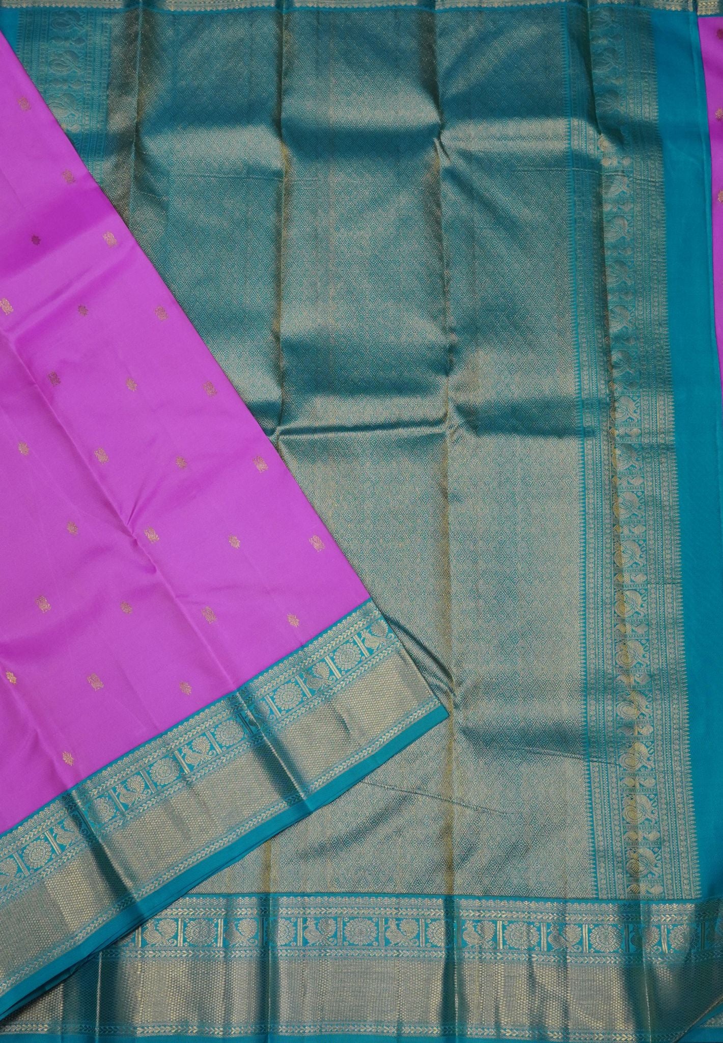 Pure Silk Saree - Baby Purple