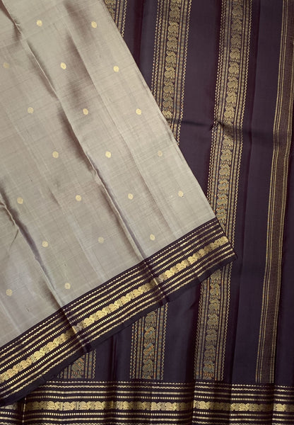 Pure Silk Saree - Grey