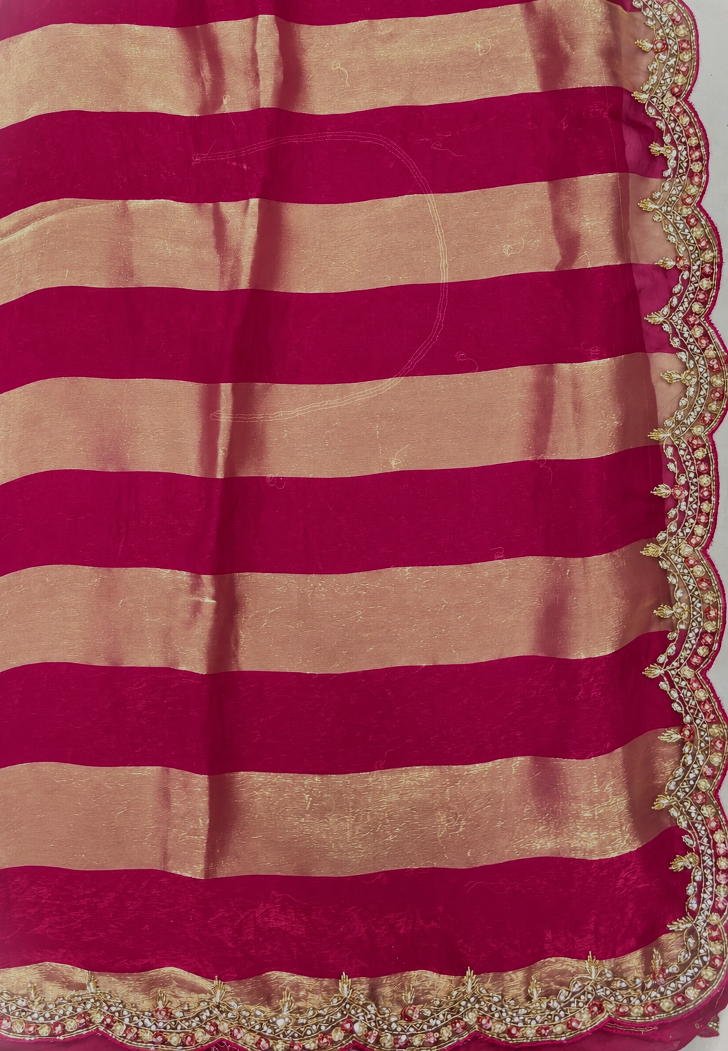 Designer Saree-Rani Pink