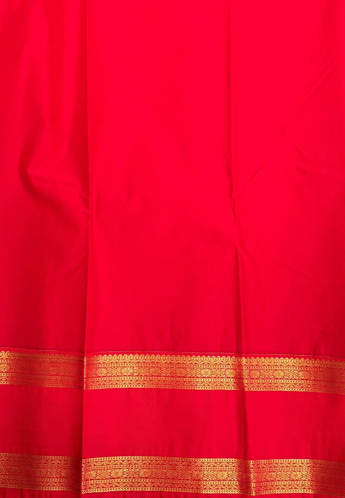 Budget Kanchipuram Saree-Navy Blue with Contrast Border